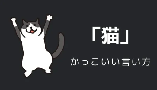 猫のかっこいい言い方9選！！英語・外国語・中二病の表現も！！